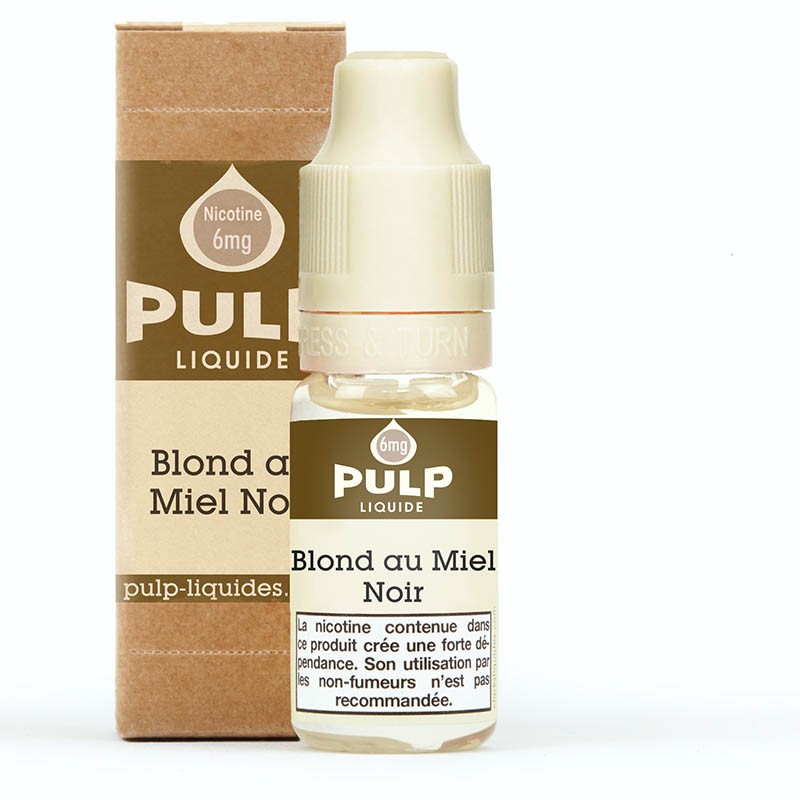 E-liquide PULP Saveur Blond au miel noir 10 fioles