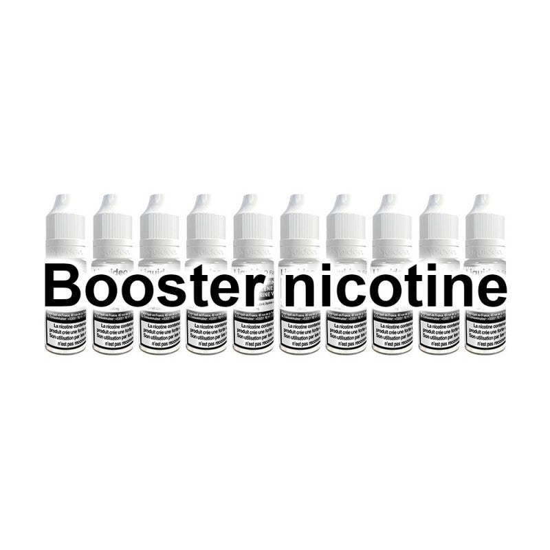 Pack Booster Liquideo Nicotine 20 mg 10 ml 50/50 - 50% PG / 50% VG DIY